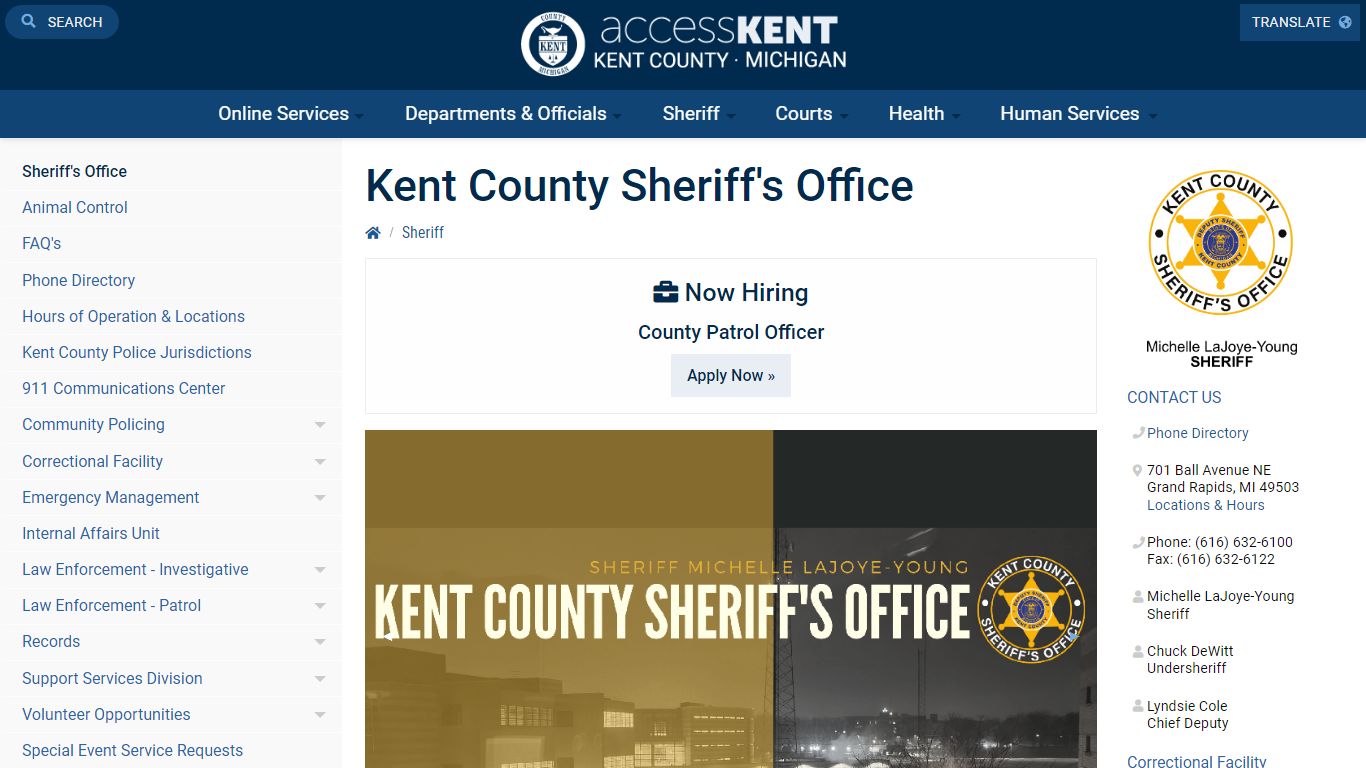 Sheriff's Office - Kent County, Michigan